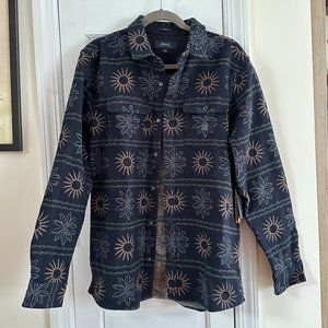 NWT Roark Navy Long Sleeve Flannel